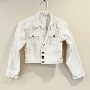 🔥Todd Oldham White Crop Denim Jacket🔥